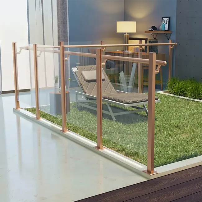 Stainless Steel Groove Pipe railing | Crystal steels